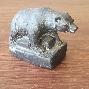 Vintage Wolf Originals Sculpture Bear Hand Made In Canada